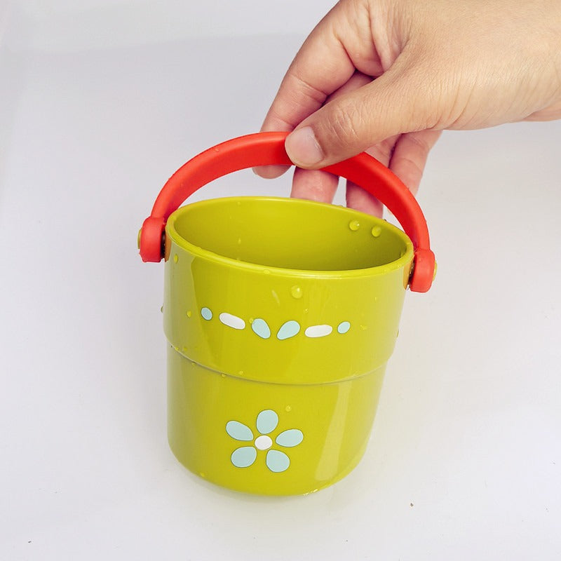 Unisex colorful storage bucket with ergonomic handle Stornfield