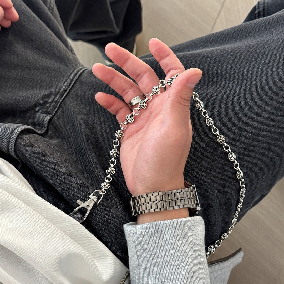 Fashionable chain necklace with glitter details Stornfield