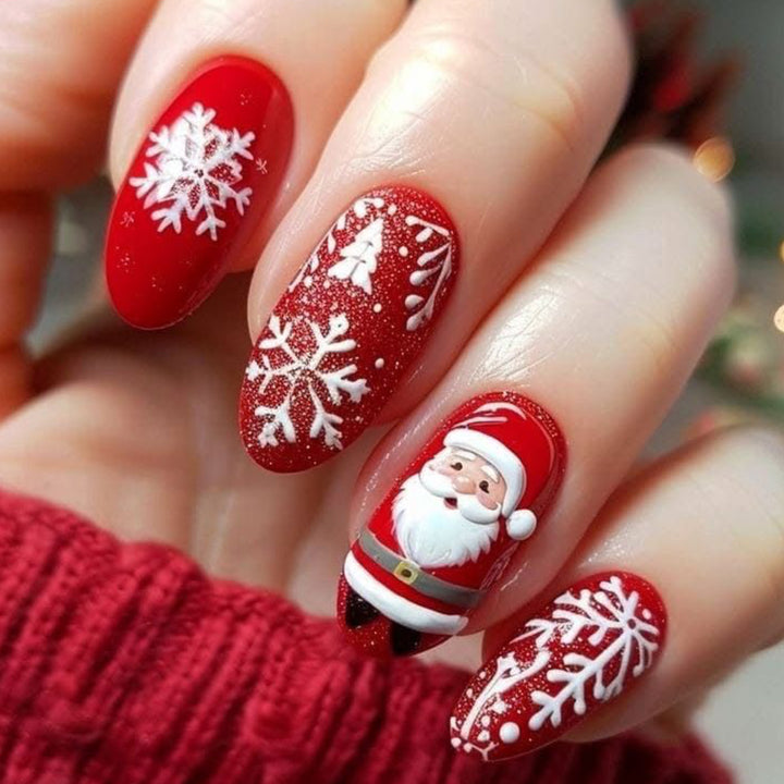 Seasonal Holiday-Themed Nail Art Extensions Stornfield