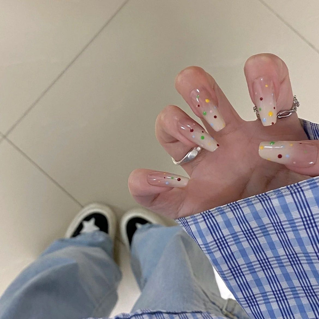 Glossy Ombre Press-On Nails