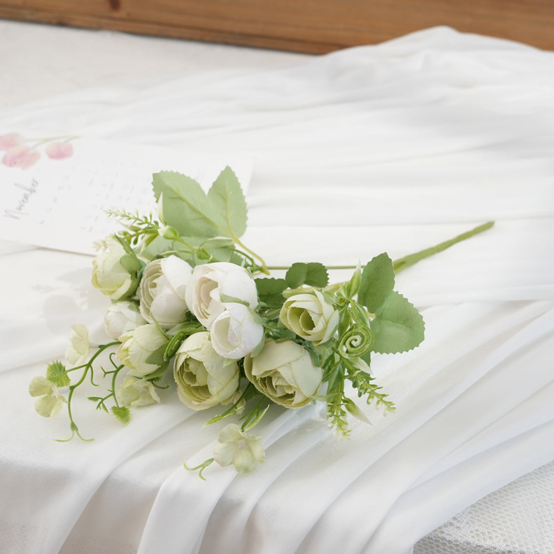 Elegant Faux Peony Bouquet