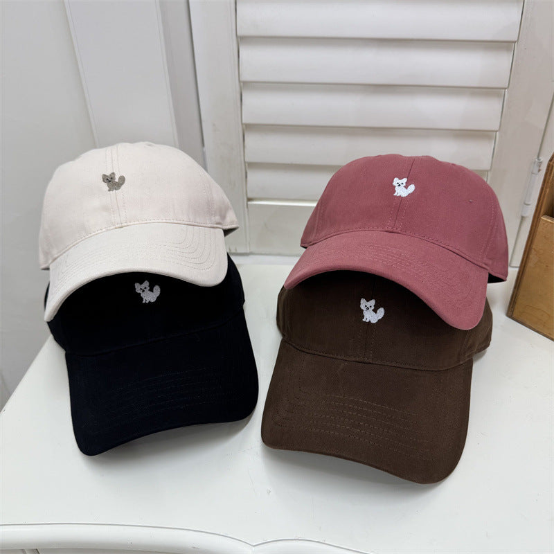 Women's Playful Embroidered Cat Cap Stornfield