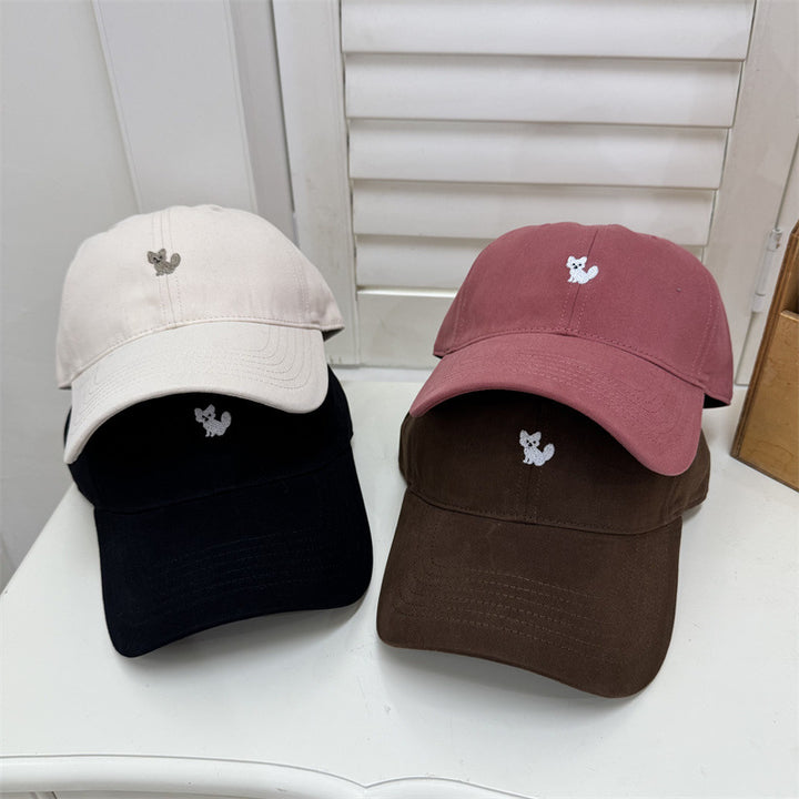 Women's Playful Embroidered Cat Cap Stornfield