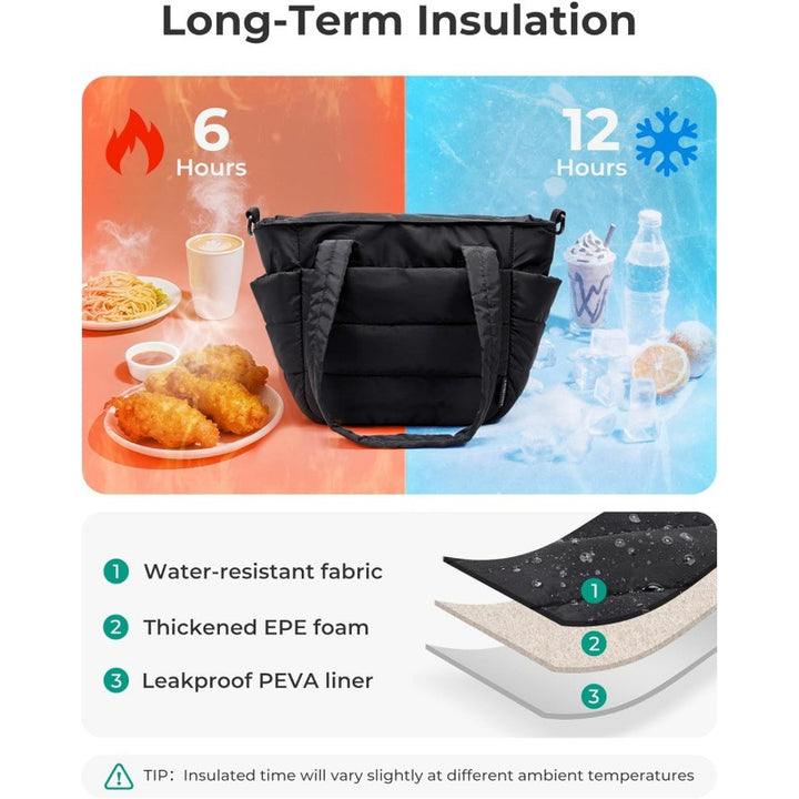 Multifunctional bag with insulated compartment Stornfield