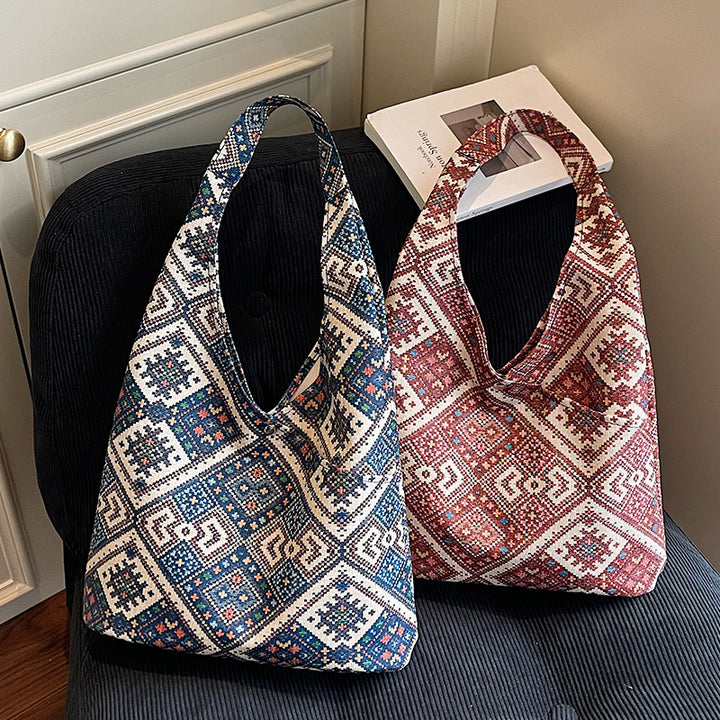 Bohemian Patterned Hobo Bag