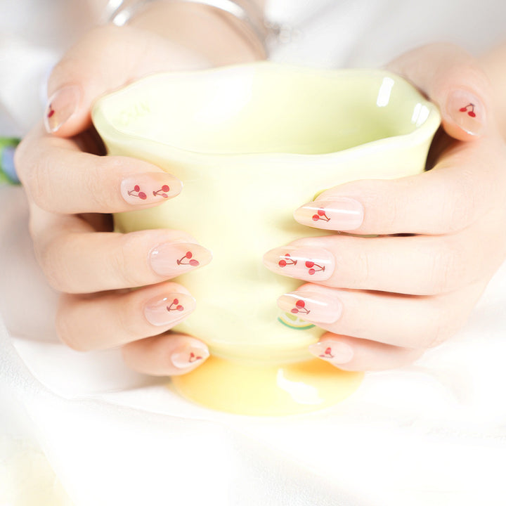 Artistic Cherry Blossom Press-On Nail Set Stornfield