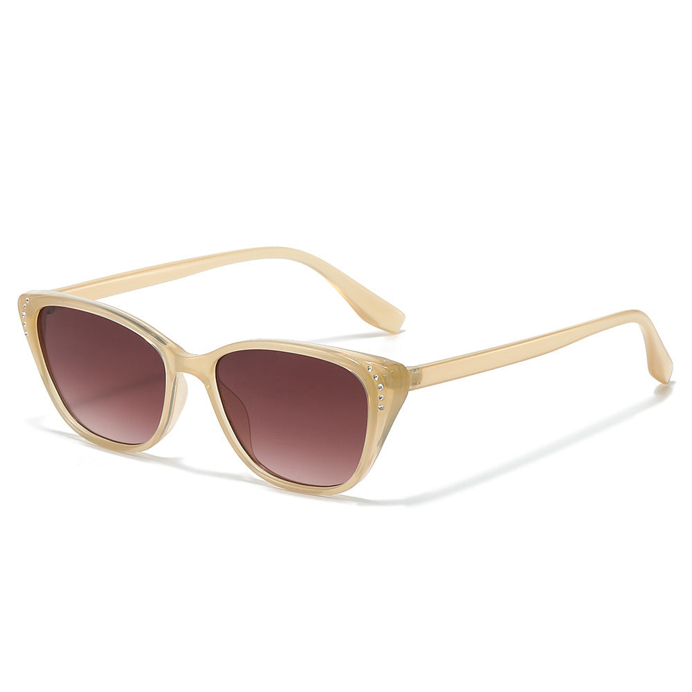 Statement Cat-Eye Sunglasses with Rhinestone Accents Stornfield