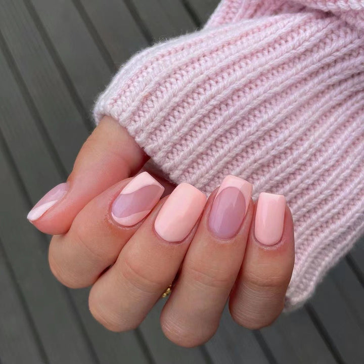 Gel Nails with Elegant Design Stornfield
