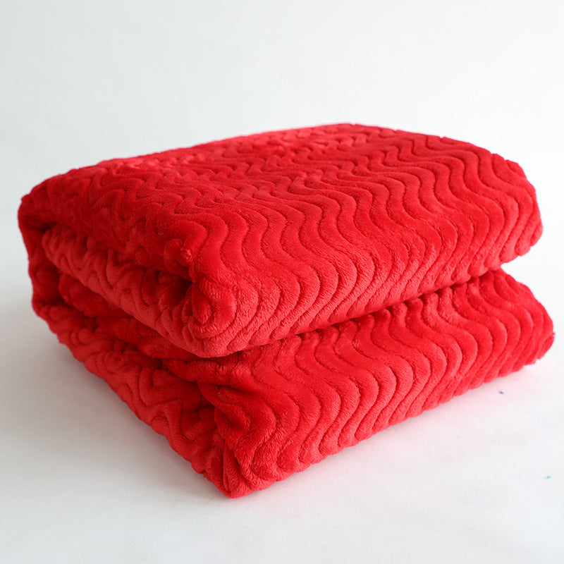 luxurious wave structure cuddle blanket Stornfield