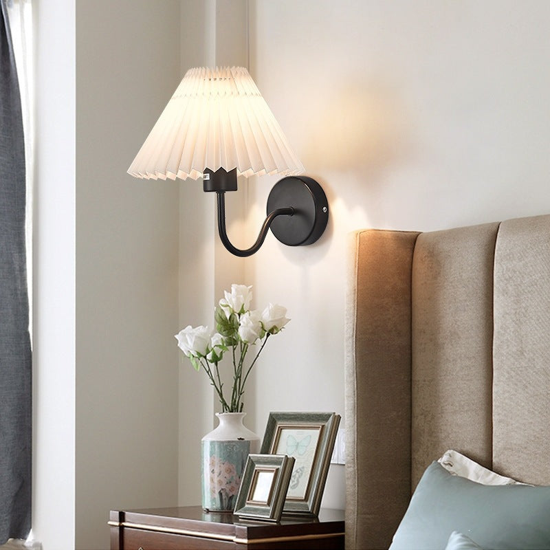 Modern Pleated Shade Wall Sconce