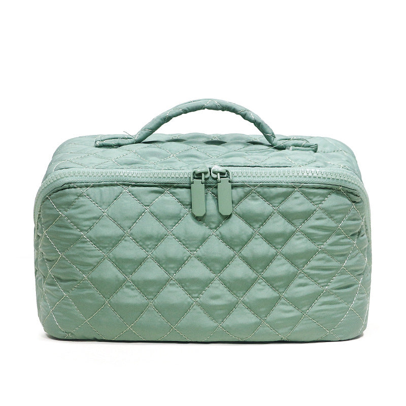 Quilted Travel Cosmetic Storage Case