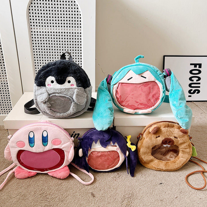 Plush Backpack in Penguin Design Stornfield