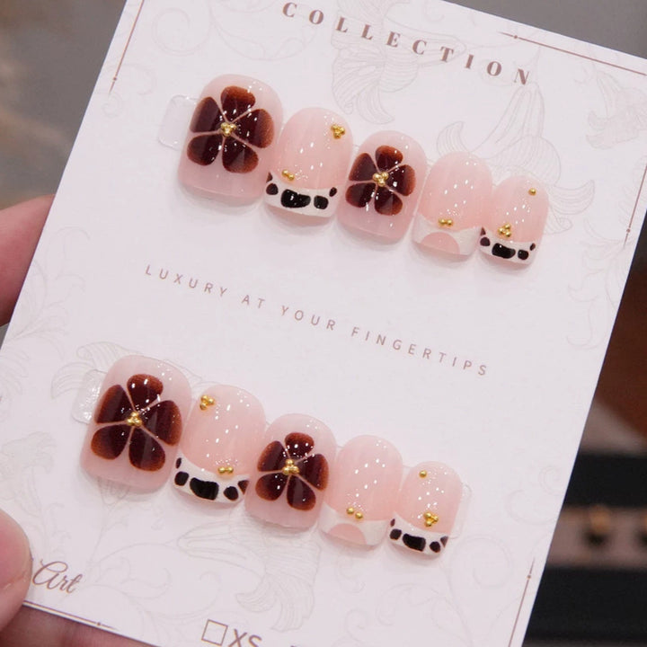 Luxury Decorative Press-On Nail Set