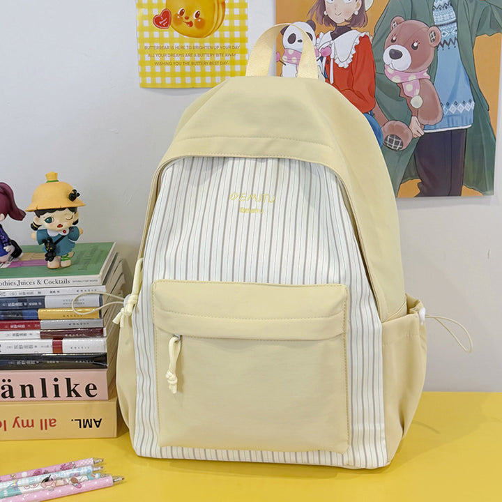 Casual Stripe Patterned Backpack Stornfield
