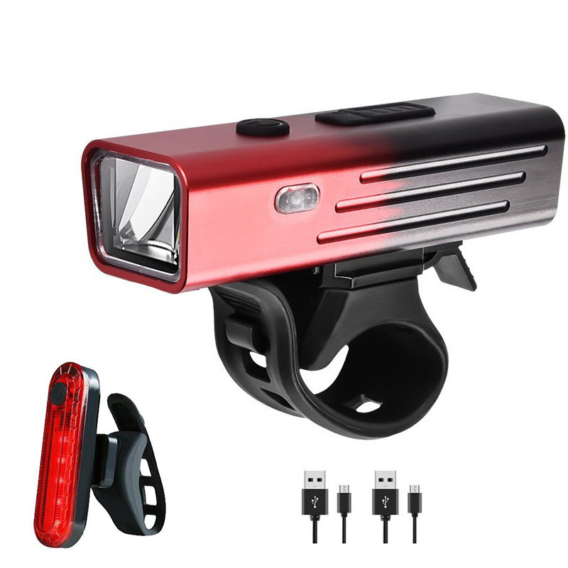 Rechargeable Bicycle Headlight and Safety Taillight Set Stornfield