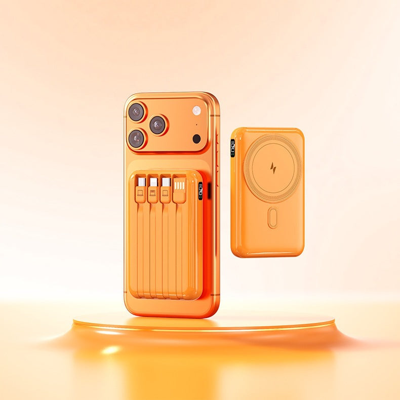Power bank with integrated charging cable and stylish design Stornfield