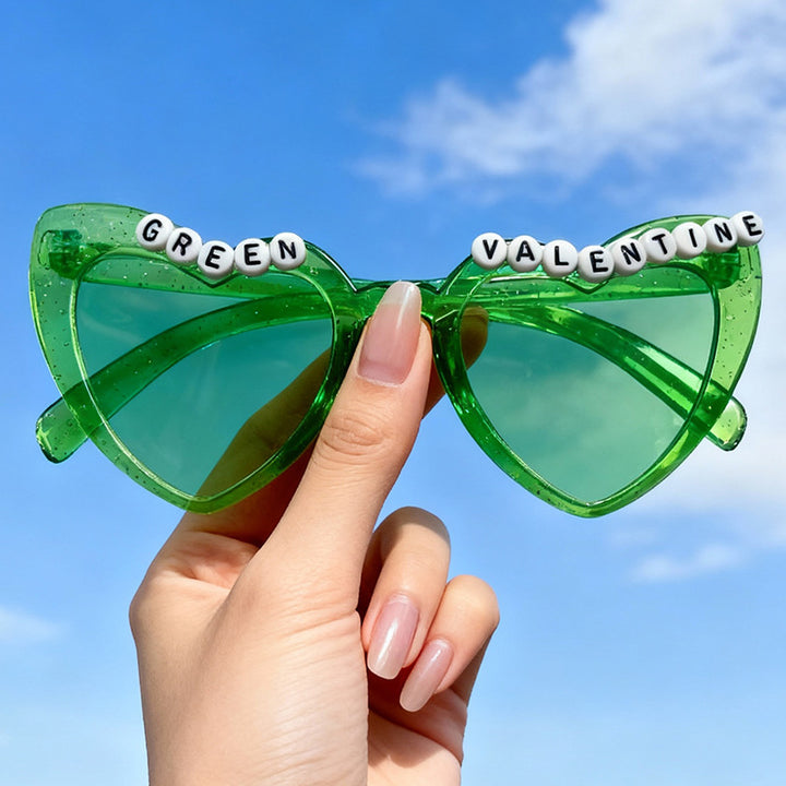 Playful Cat-Eye Sunglasses with Bead Accents Stornfield
