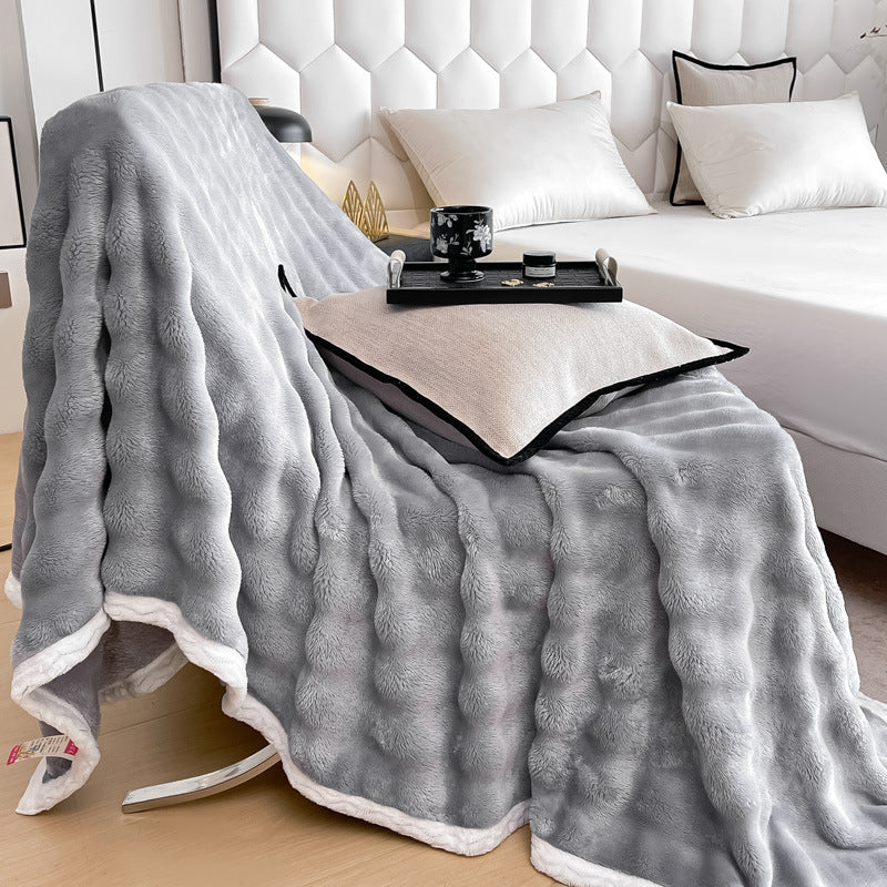 Plush Faux Fur Throw Blanket Stornfield
