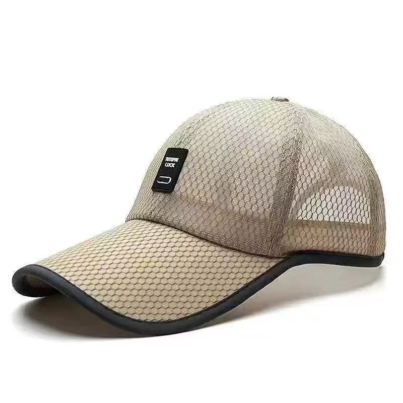 breathable mesh baseball cap with adjustable back strap and curved brim Stornfield