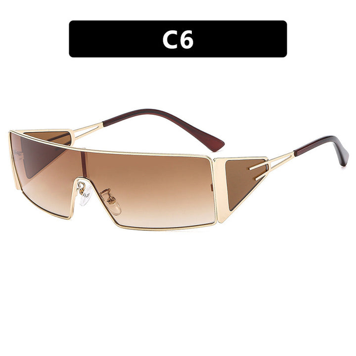 Women geometric sunglasses with futuristic design and durable frame Stornfield