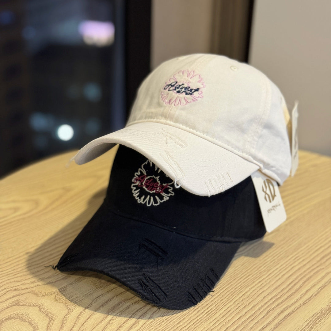 Unisex Embroidered Flower Design Baseball Cap Stornfield