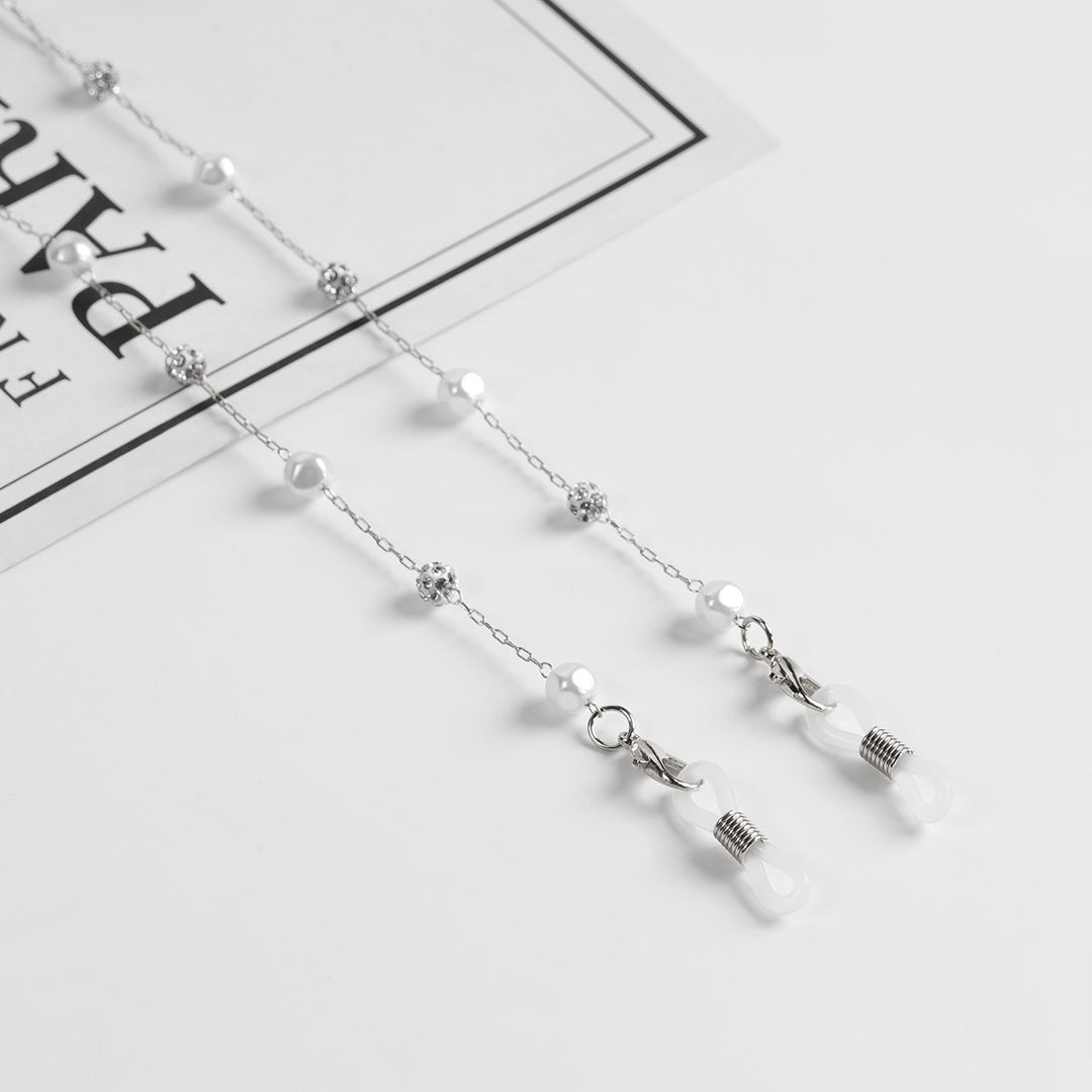 Pearl and Crystal Decor Eyewear Chain Stornfield