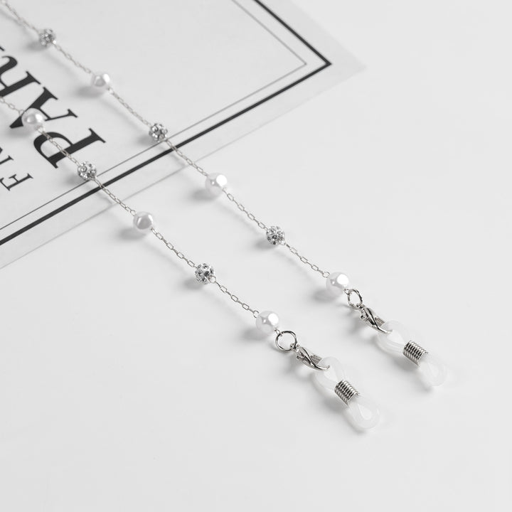 Pearl and Crystal Decor Eyewear Chain Stornfield