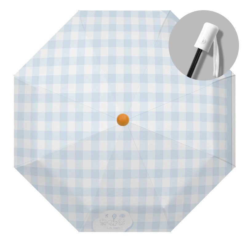 Ladies Automatic Folding Umbrella with Playful Dog Design Stornfield
