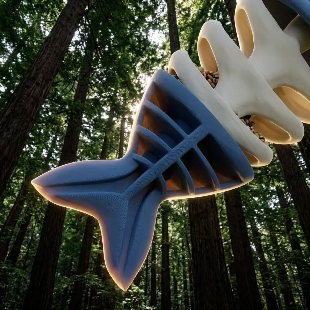 Creative Fish-Shaped Bird Feeder Stornfield