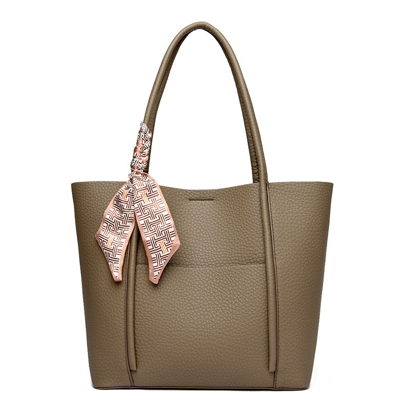 Textured Leather Tote Bag Stornfield