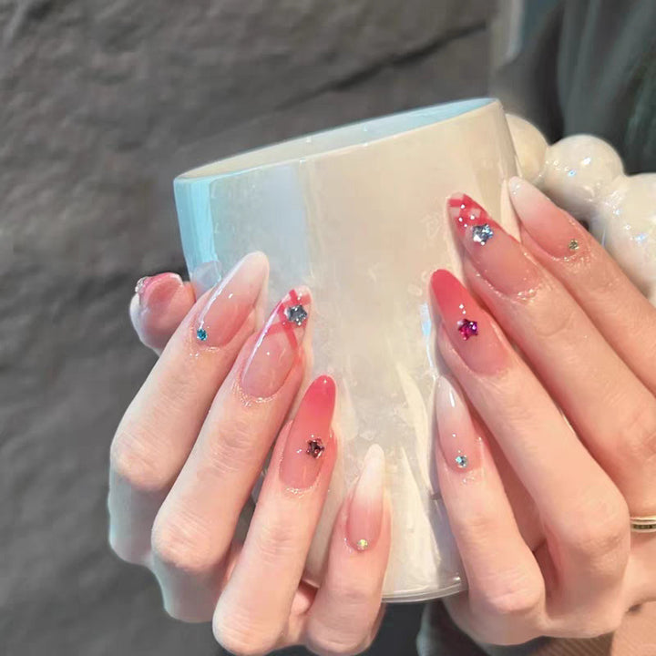 Acrylic Square Press-On Nail Set Stornfield