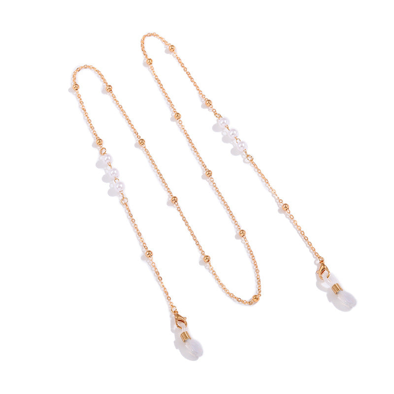 Elegant Pearl Eyewear Holder Chain Stornfield