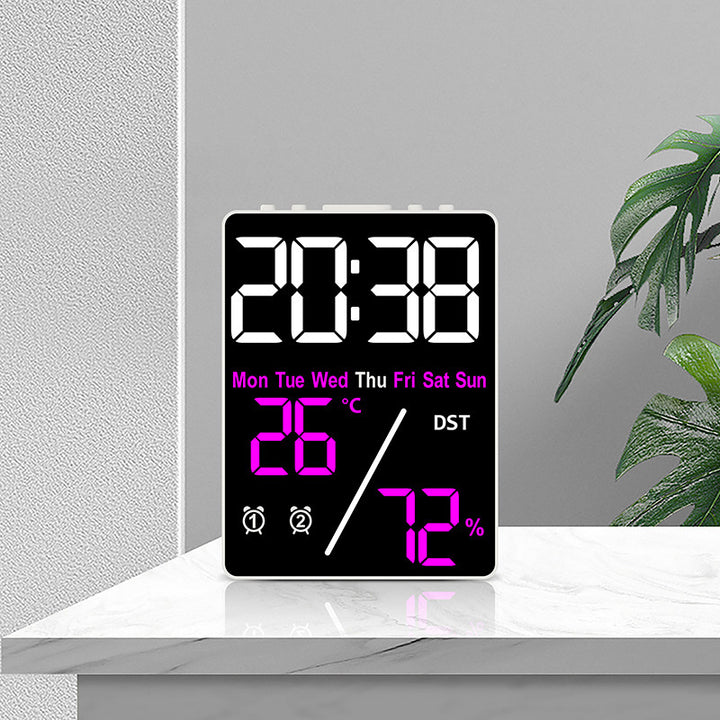 Digital Alarm Clock with Hygrometer and Temperature Display Stornfield