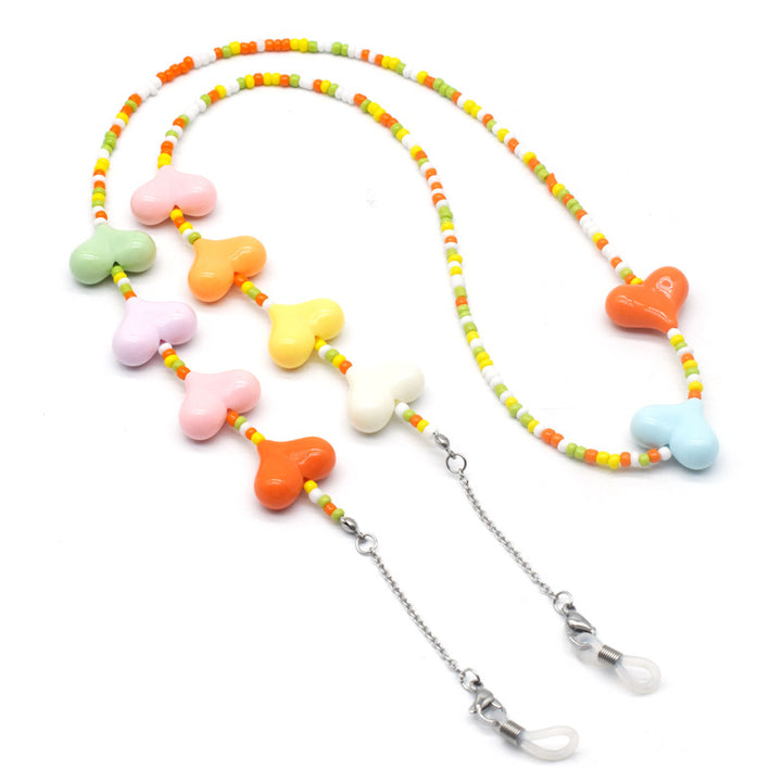 Colorful Heart Beaded Eyewear Chain Stornfield