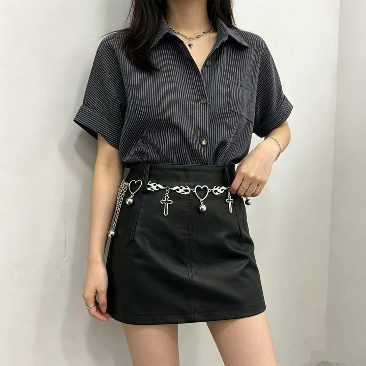 Fashionable chain belt with pendants Stornfield