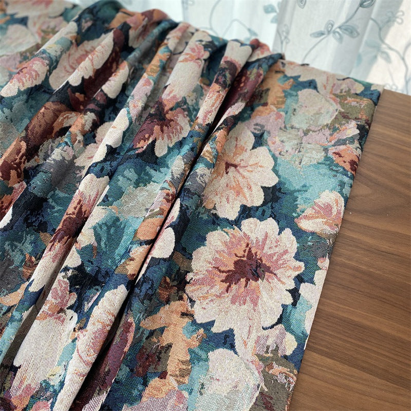 Decorative Floral Tapestry Blanket