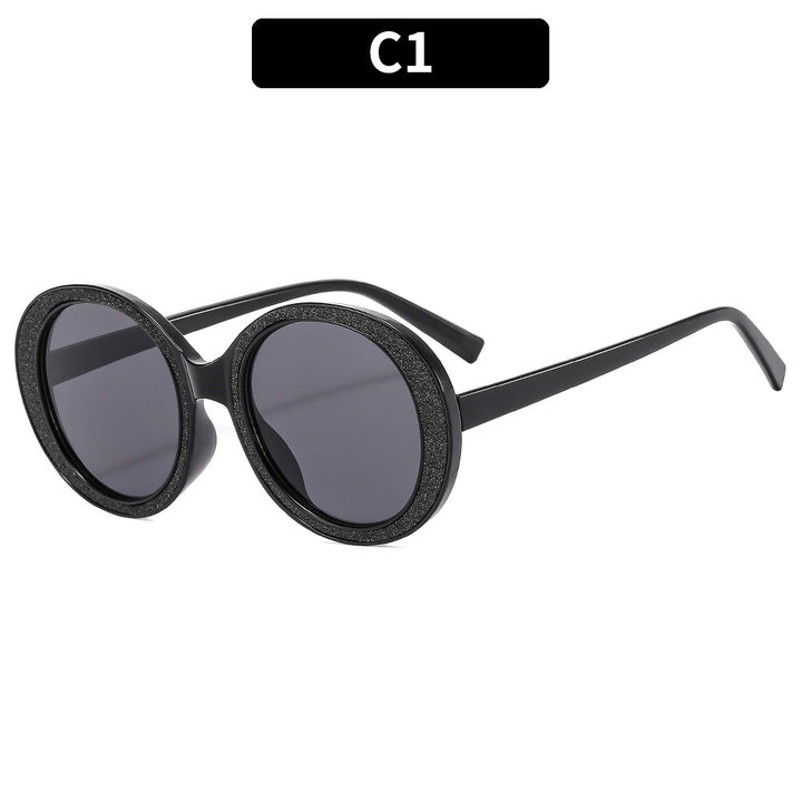Glamorous Oversized Round Sunglasses