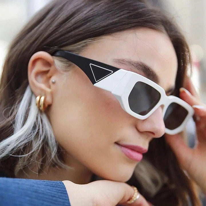 Women's Fashion Rectangle Sunglasses with Elegant Accents Stornfield