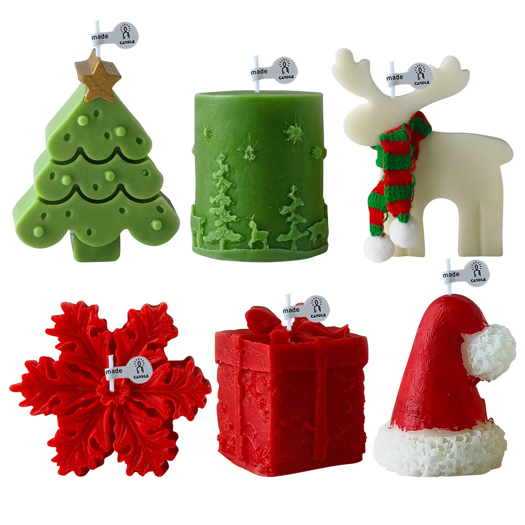 Christmas Tree Shaped Candle