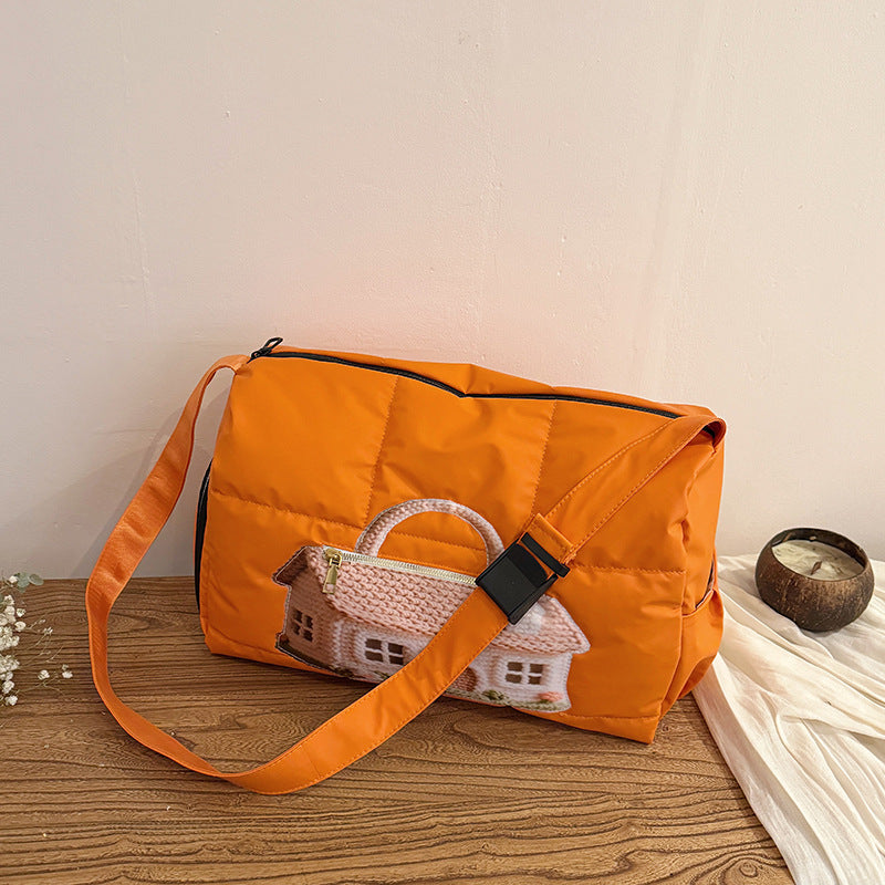 Fashionable Shoulder Bag with Unique Design and Practical Compartments Stornfield