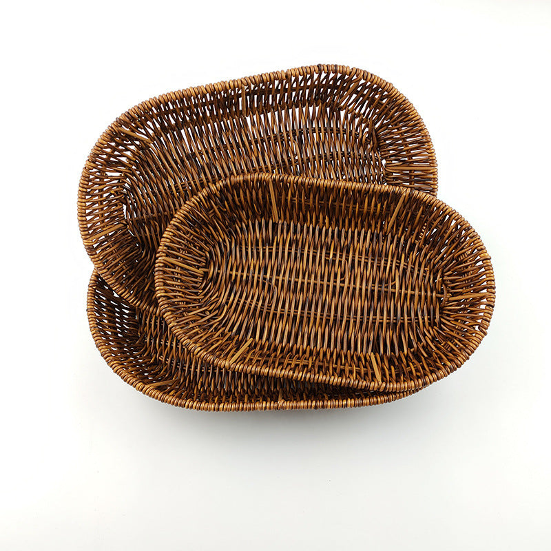 Elegant Woven Serving Basket Set Stornfield