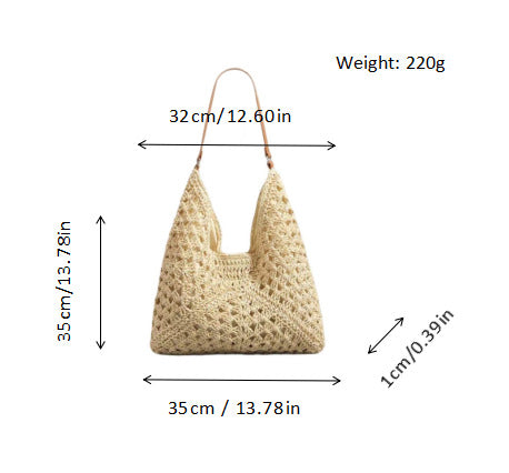 Hand-knotted shoulder bag Stornfield