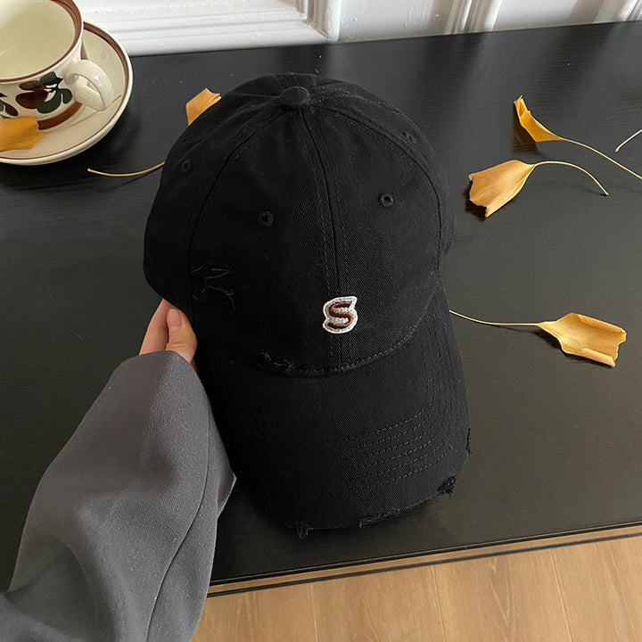 Unisex Distressed Embroidered Baseball Cap Stornfield