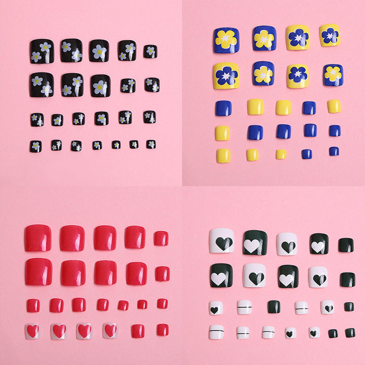Floral Design Press-On Nail Set Stornfield