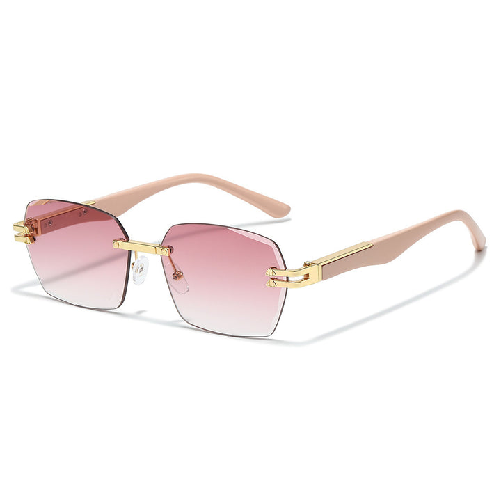 Oversized Geometric Sunglasses with Metal Details Stornfield