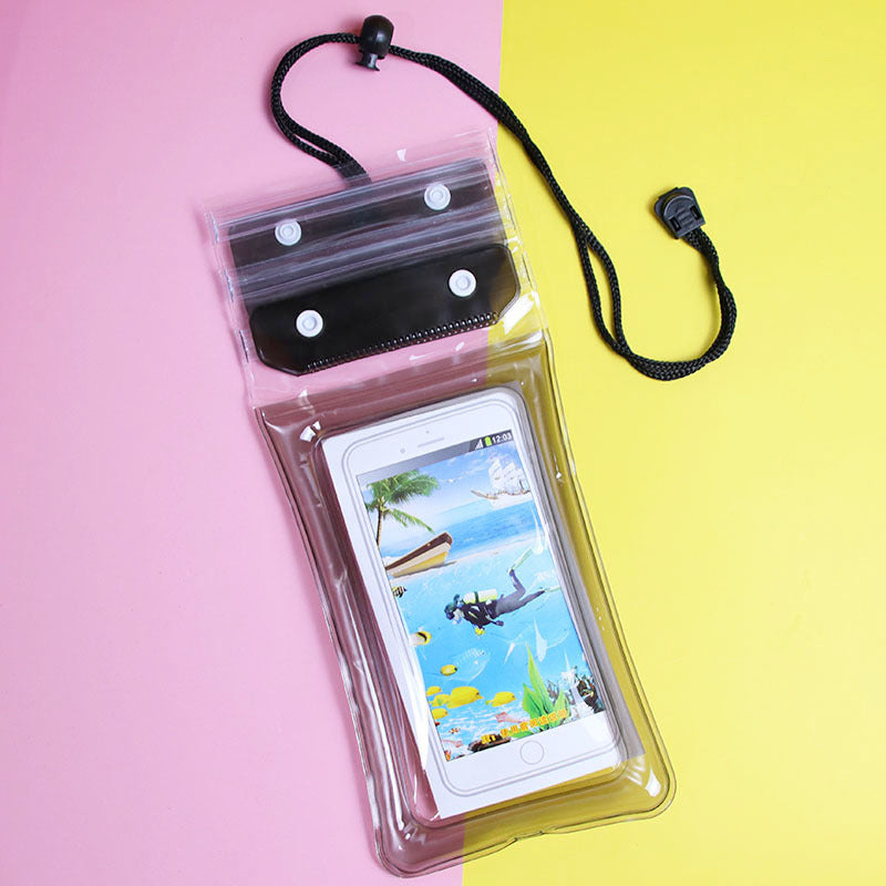Unisex waterproof smartphone bag with flexible carrying strap Stornfield