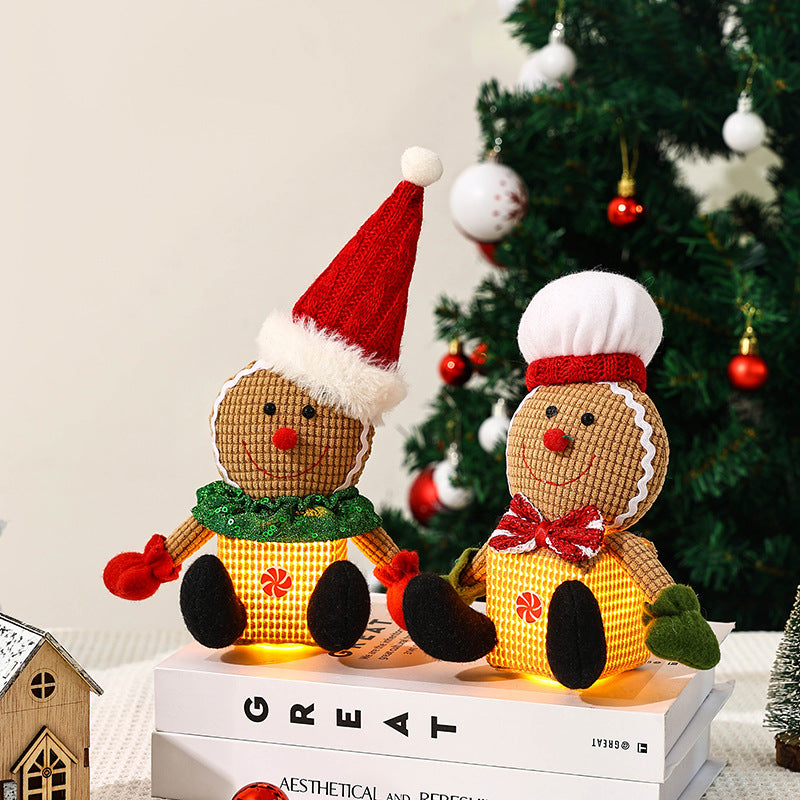Cute Christmas gnome with LED light Stornfield