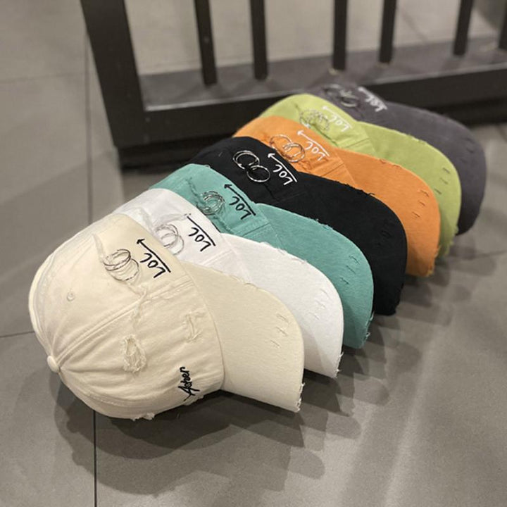 Men's Distressed Denim Cap Stornfield