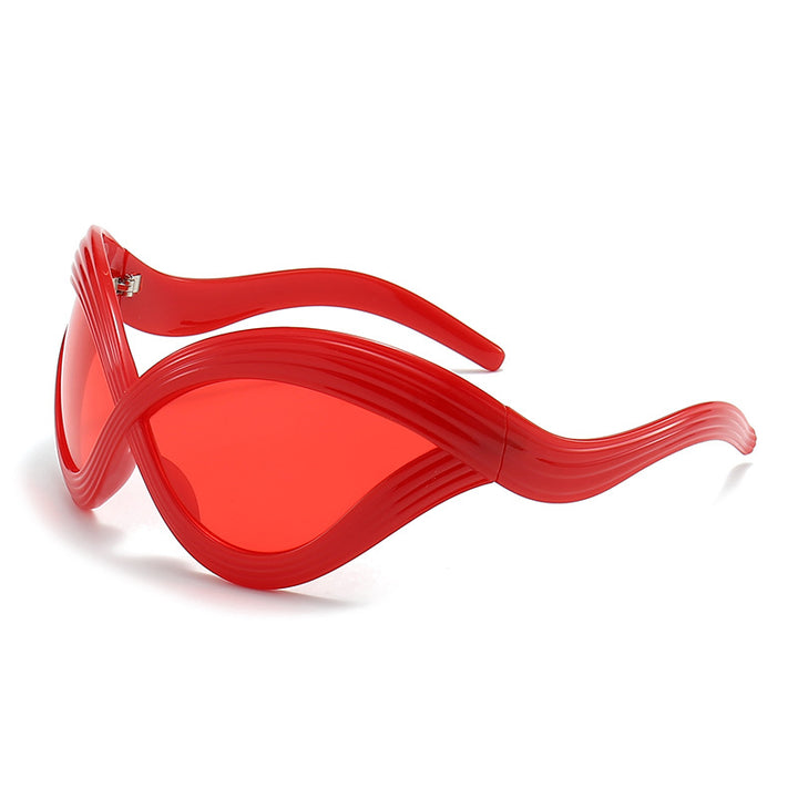 Women extraordinary sunglasses with curved design Stornfield