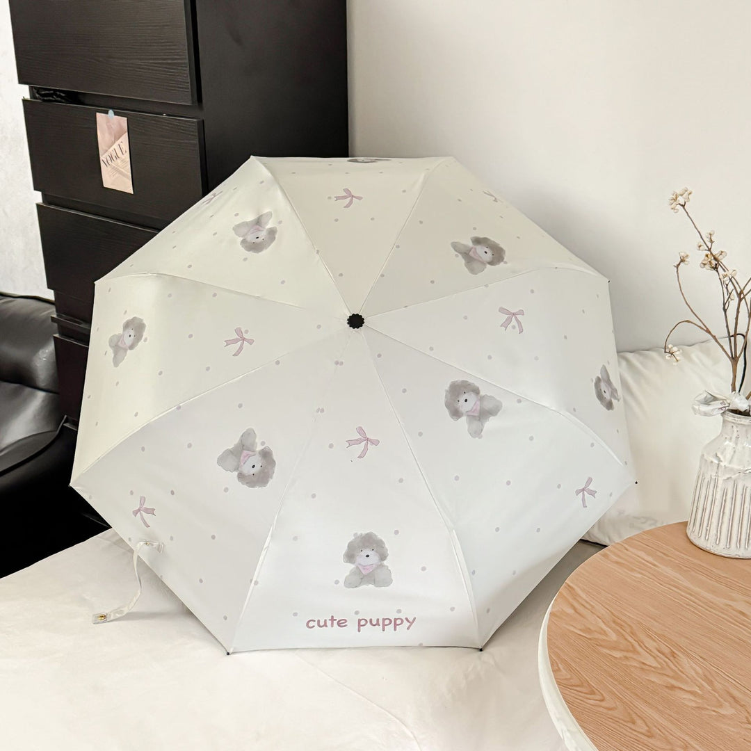 Women's Foldable Umbrella with Cute Animal Design Stornfield